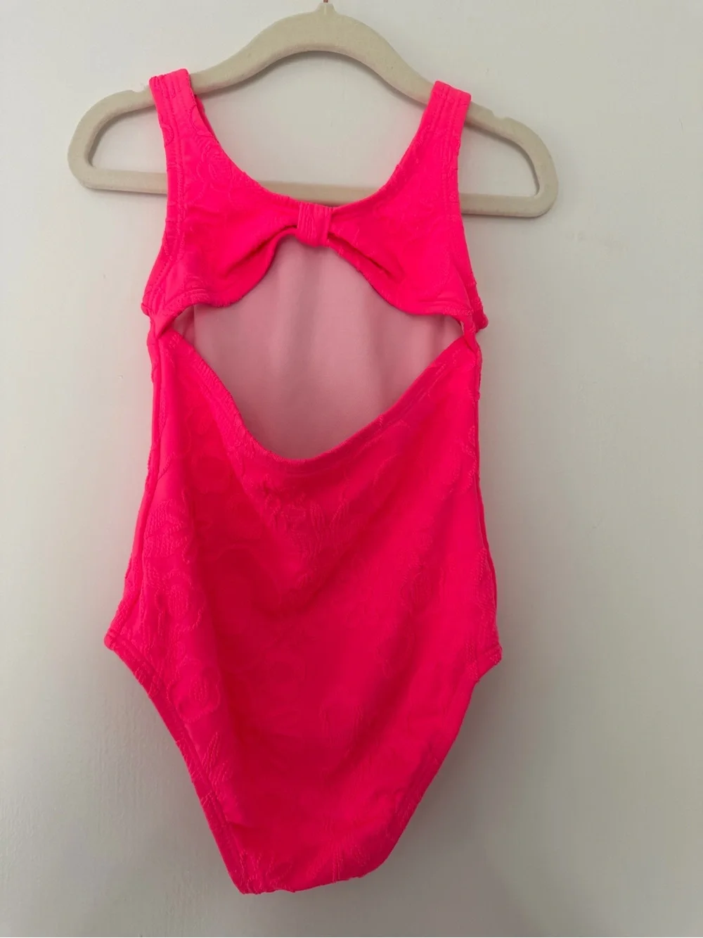 Toddler girl ' Hot Pink One-Piece Swimsuit